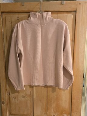 Express Light Blush Pink Mock Neck Pull Over